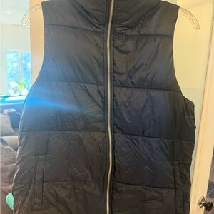 Old Navy Black Quilted Vest